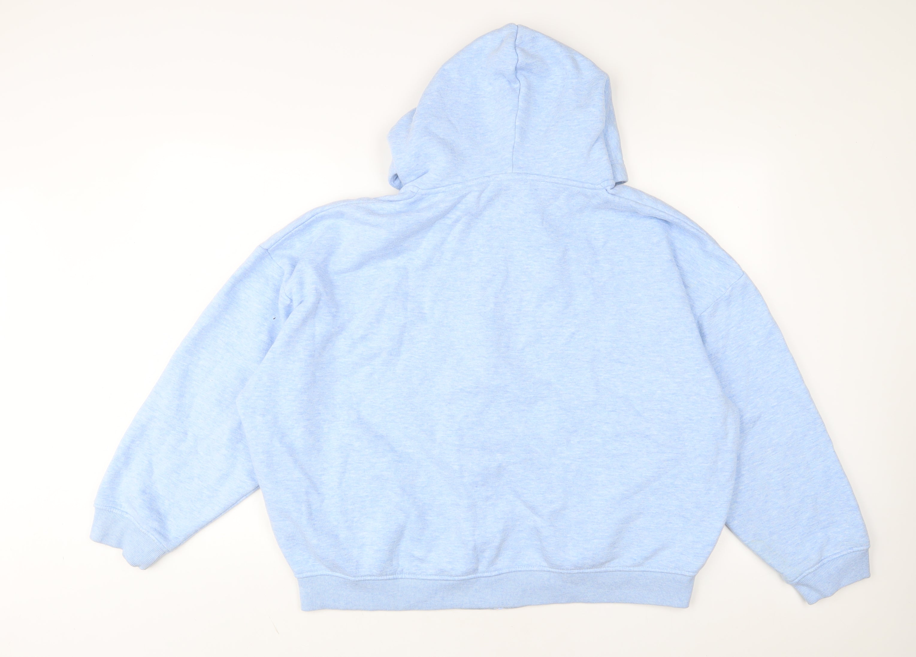 Womens USA Pro Size 14 UK '' Full Zip Hoodie Blue Logo, Embroidered Long Sleeve - label detail