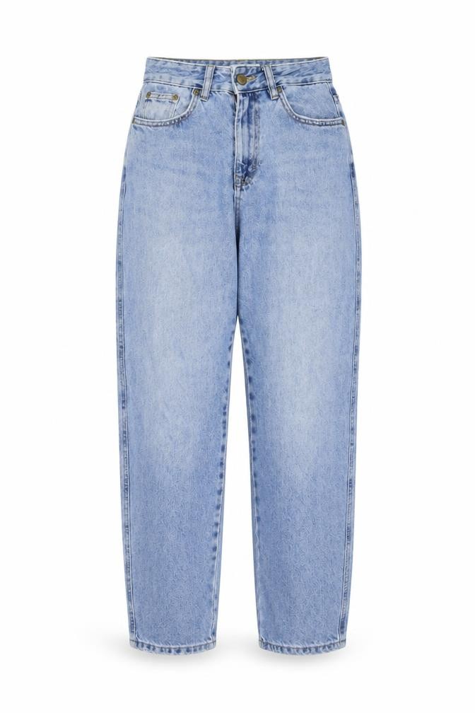 Pull&Bear Womens Mom Jeans Size 6 UK '' Blue W26 L28 - front view