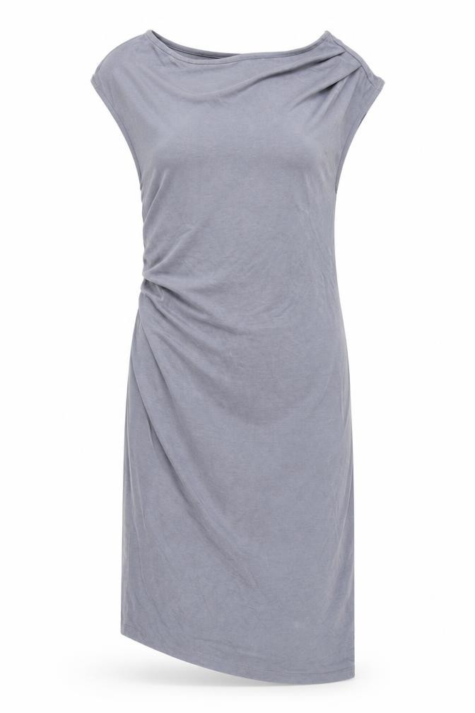 Topshop Womens Pencil Dress Size 6 UK '' Green Knee Length Boat Neck Sleeveless - front view
