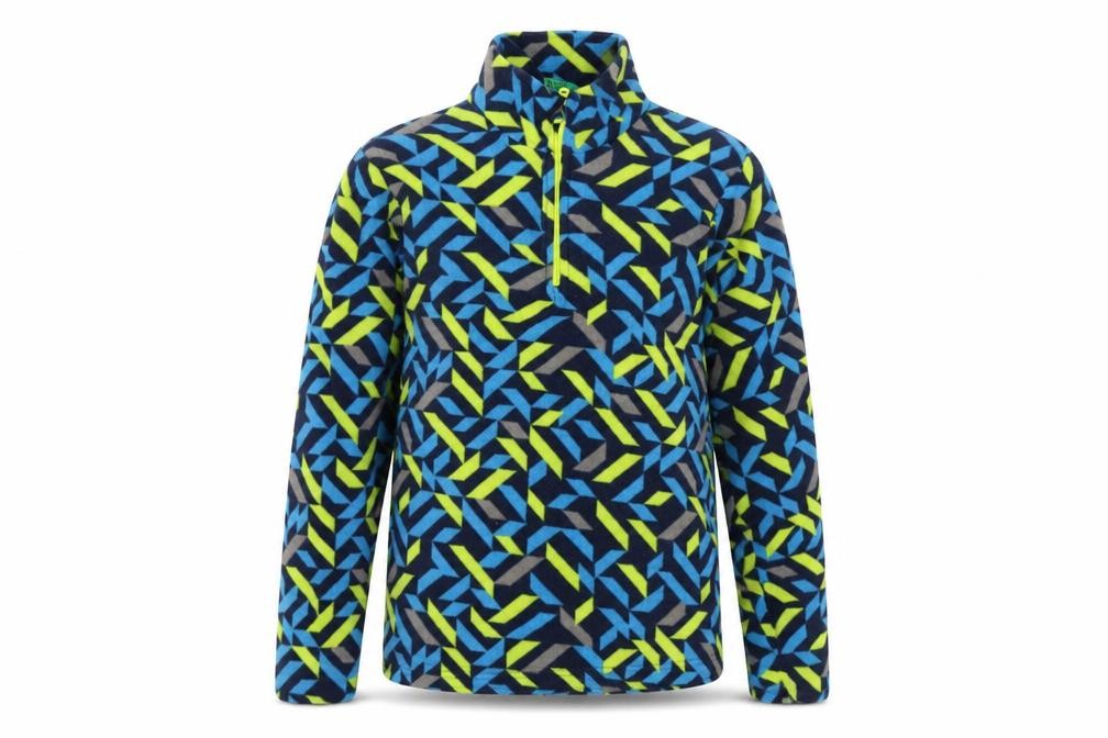 Mountain Warehouse Girls Pullover Sweatshirt Size 11-12 Years Multicoloured Zip - front view