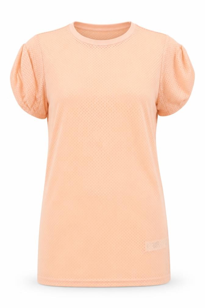 ASOS Womens Jersey T-Shirt Size 10 Pink Solid Crew Neck Short Sleeve Activewear - front view