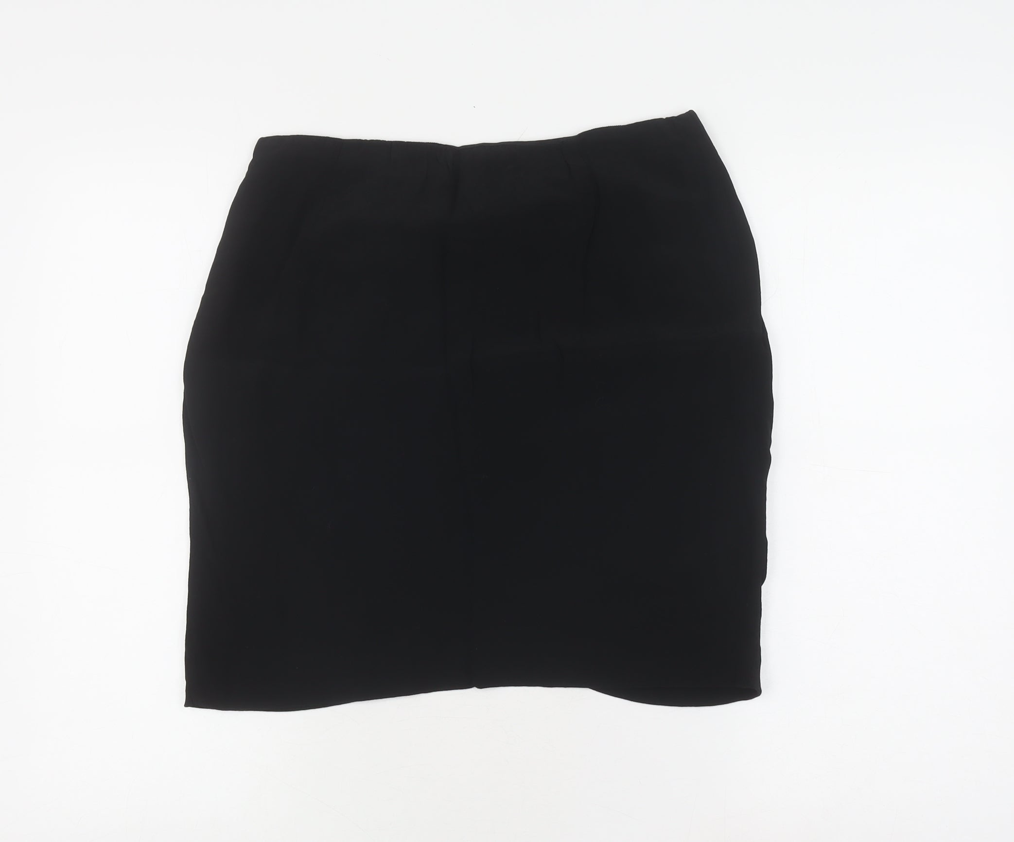 Comptoir des Cotonniers Womens Straight & Pencil Skirt Size 14 Black Casual - reverse view