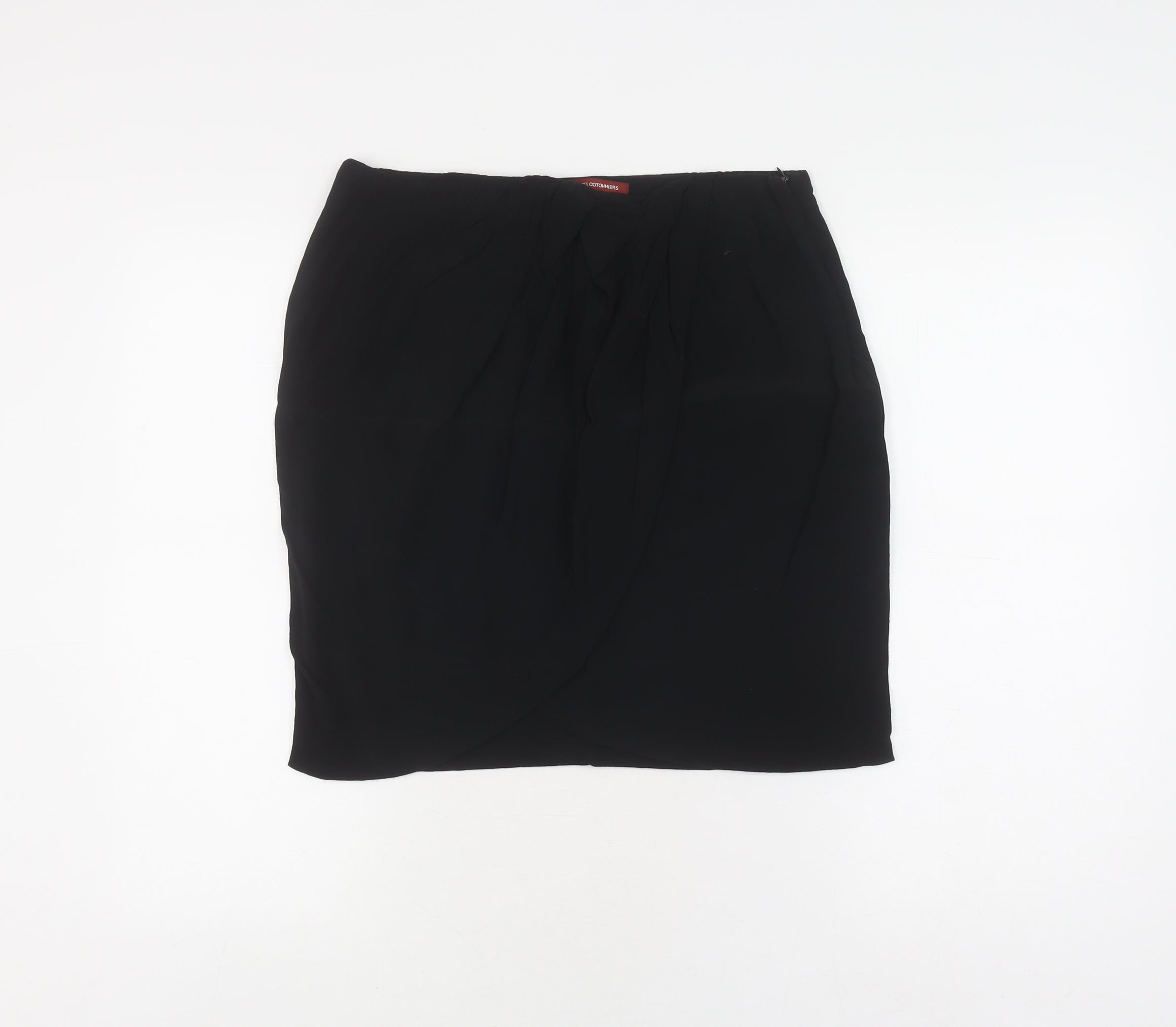 Comptoir des Cotonniers Womens Straight & Pencil Skirt Size 14 Black Casual - label detail