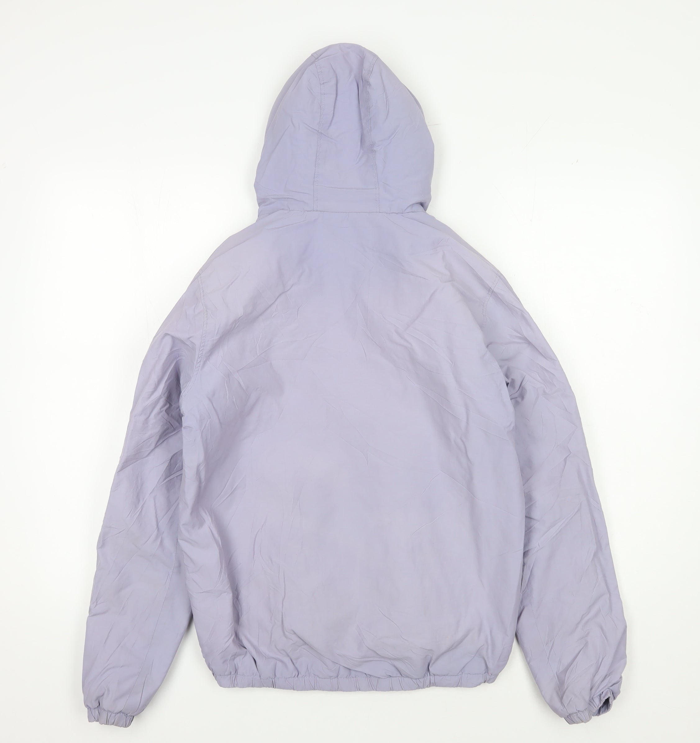 Lyle & Scott Girls Basic Jacket Size 14-15 Years Blue Mid-Length Long Sleeve - label detail