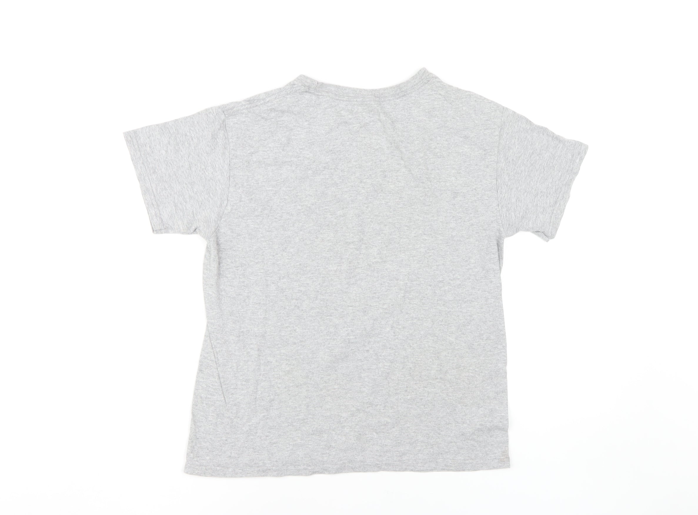 Roblox Boys T-Shirt Size S Grey Graphic Print Crew Neck Short Sleeve Casual - label detail