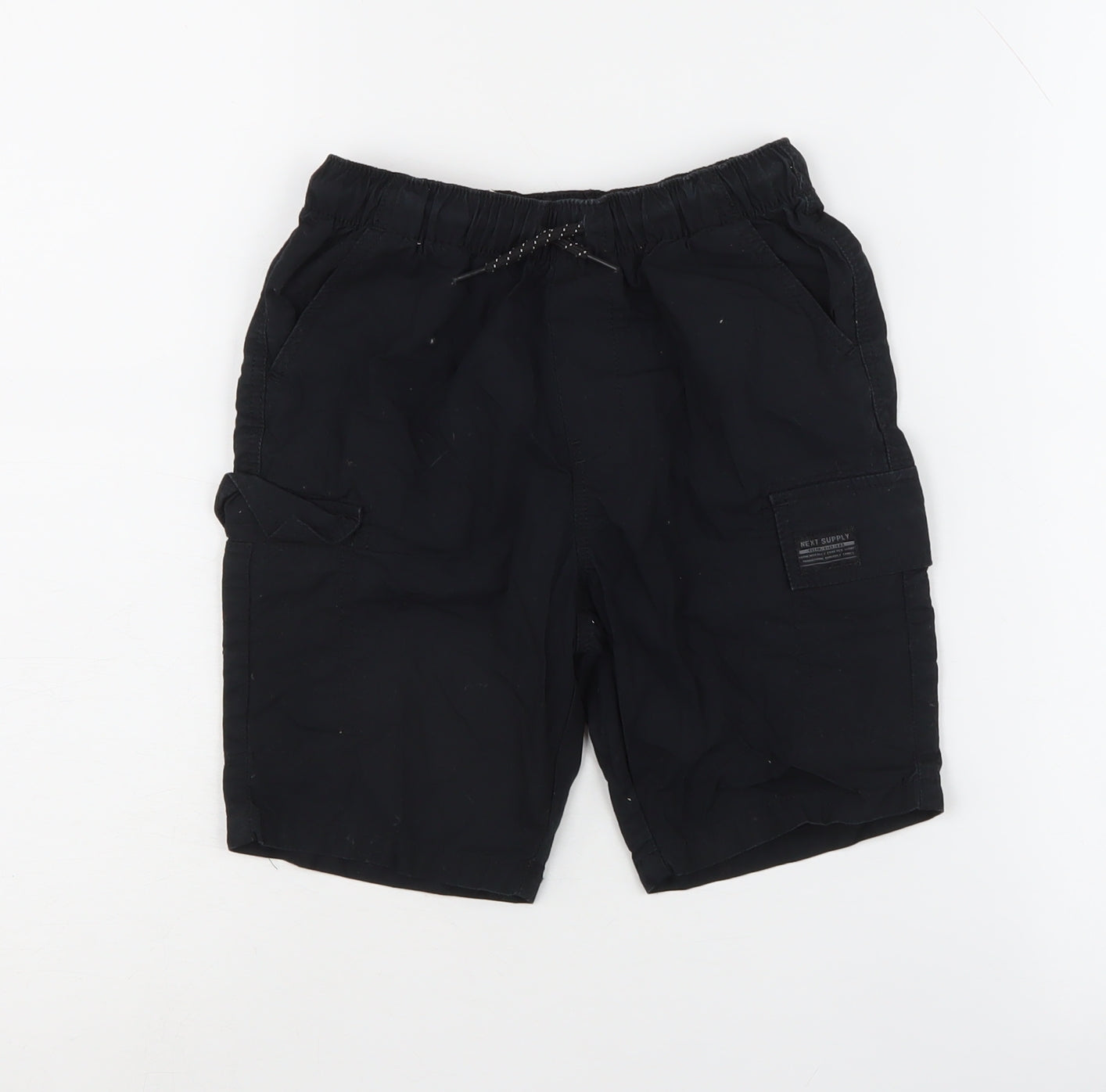 NEXT Boys Cargo Size 4-5 Years Black Elastic Waist - reverse view