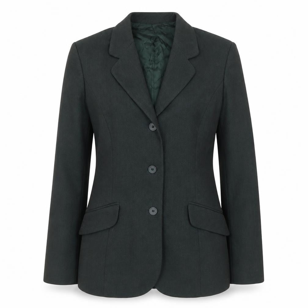 Laura Ashley Womens Jacket Blazer Size 10 Green Long Sleeve Business Lined - front view