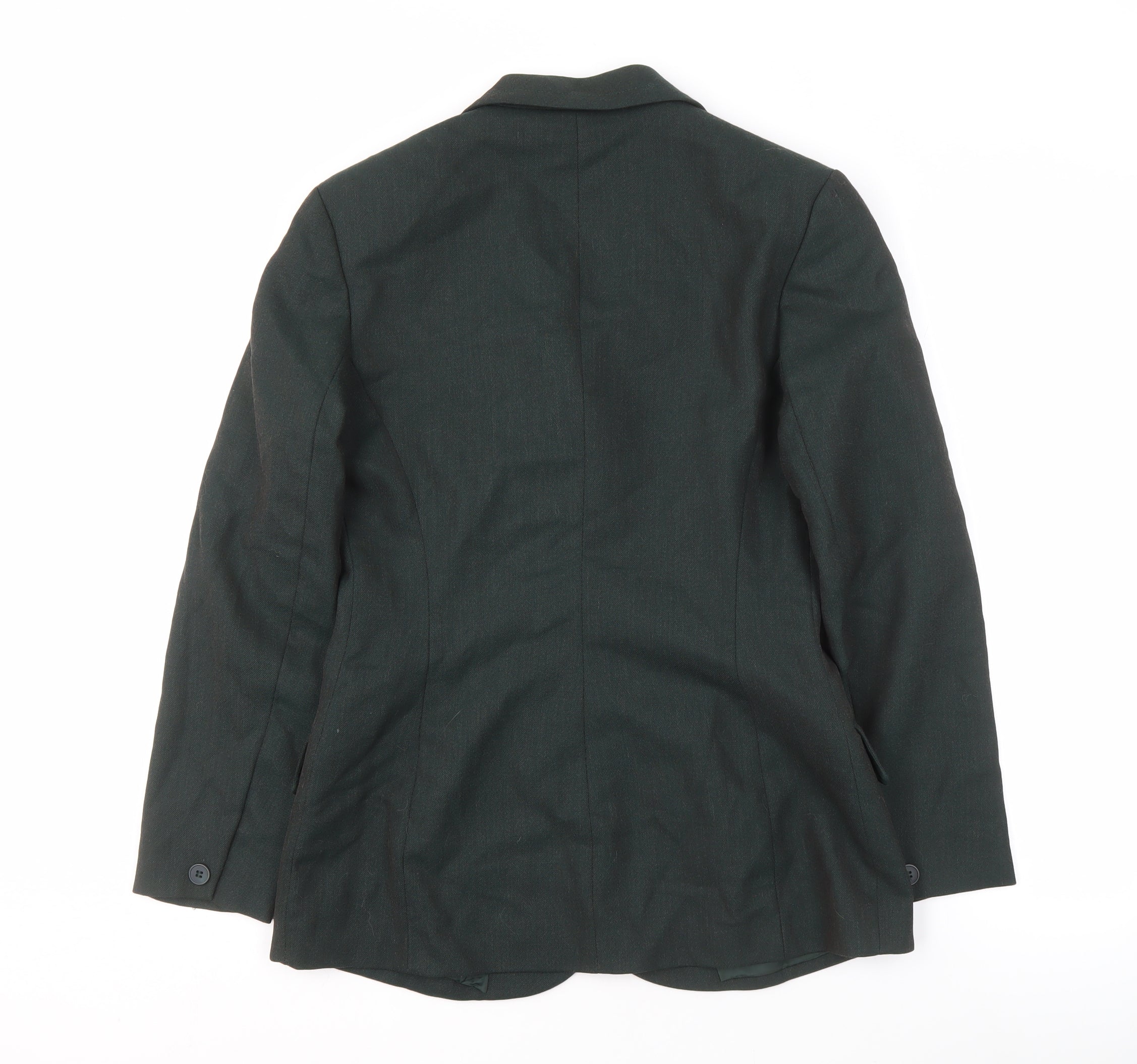 Laura Ashley Womens Jacket Blazer Size 10 Green Long Sleeve Business Lined - label detail