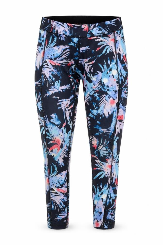 USA Pro Girls Leggings Trousers Size 11-12 Years Multicoloured Floral Activewear - front view