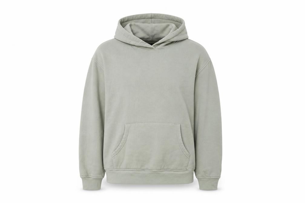 Womens New Look Size S Pullover Hoodie Green Long Sleeve Casual Hooded - front view