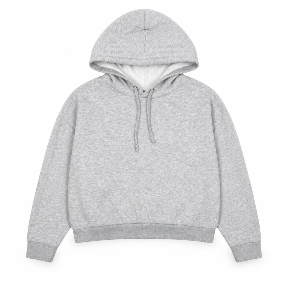 Marks & Spencer Womens Pullover Hoodie Size S Grey Long Sleeve Casual Hooded - front view