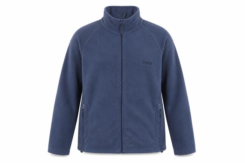 Regatta Mens Full Zip Sweatshirt Size S Blue Long Sleeve Logo - front view