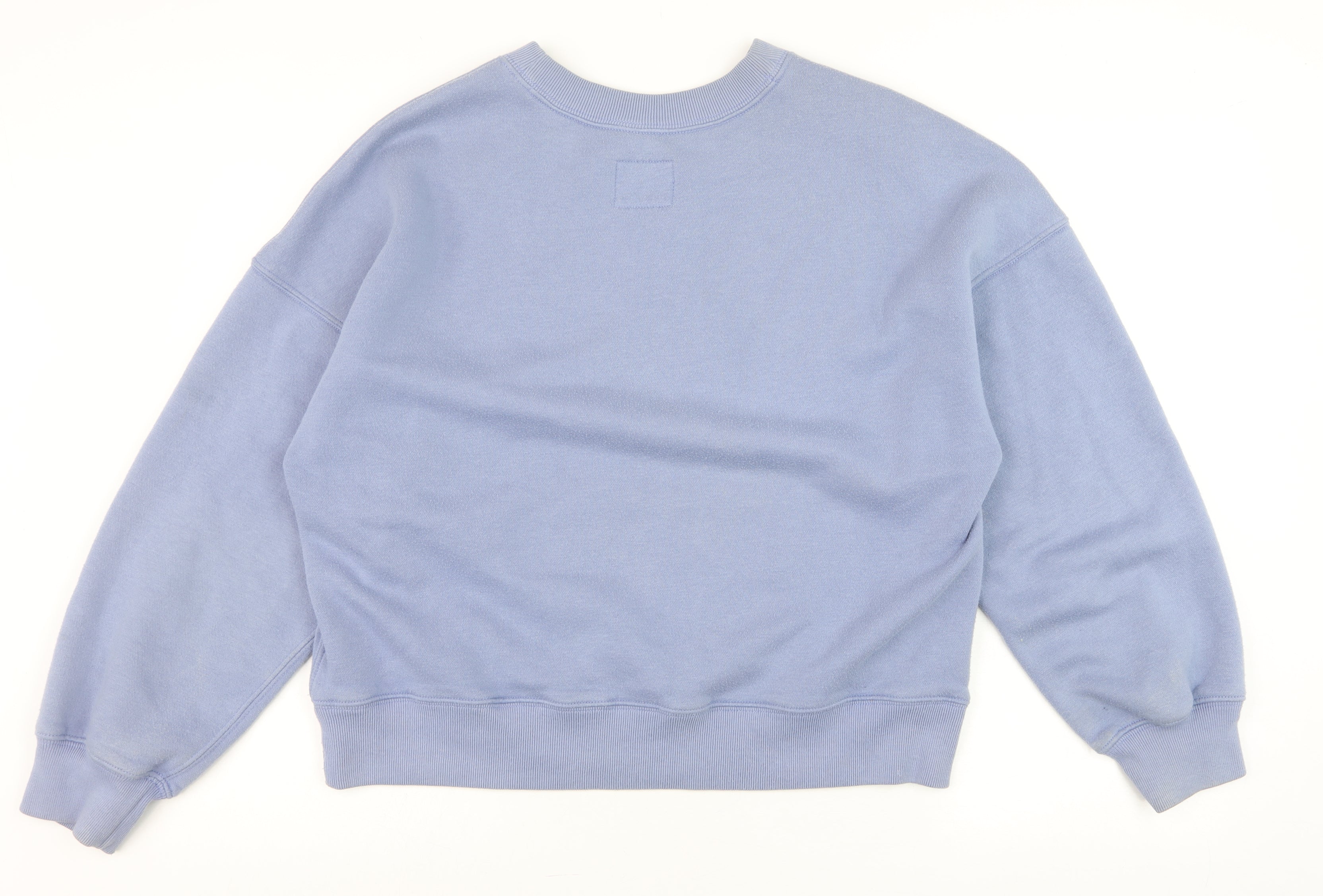 Abercrombie & Fitch Mens Pullover Sweatshirt Size M Blue Graphic Print Logo - close detail