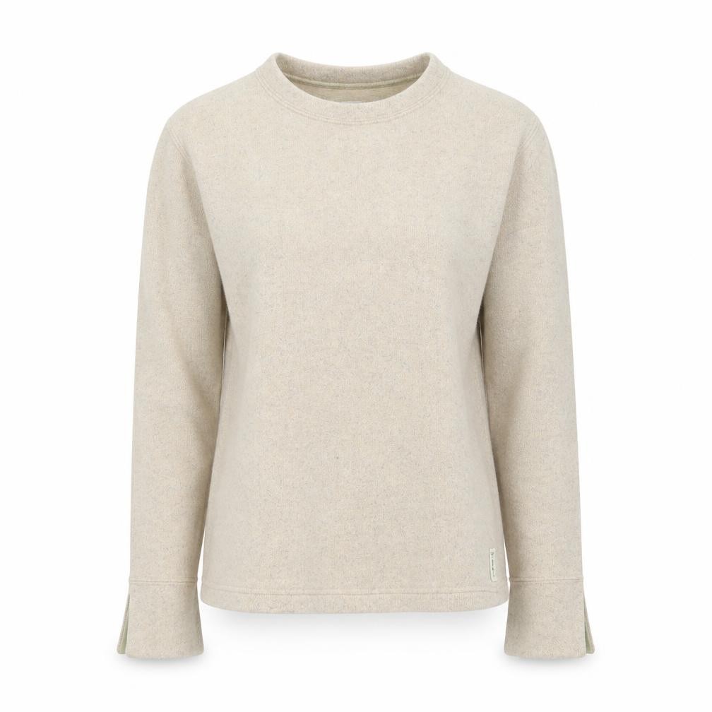 ARMANI Teens Pullover Jumper Size L Beige Crew Neck Long Sleeve Casual - front view