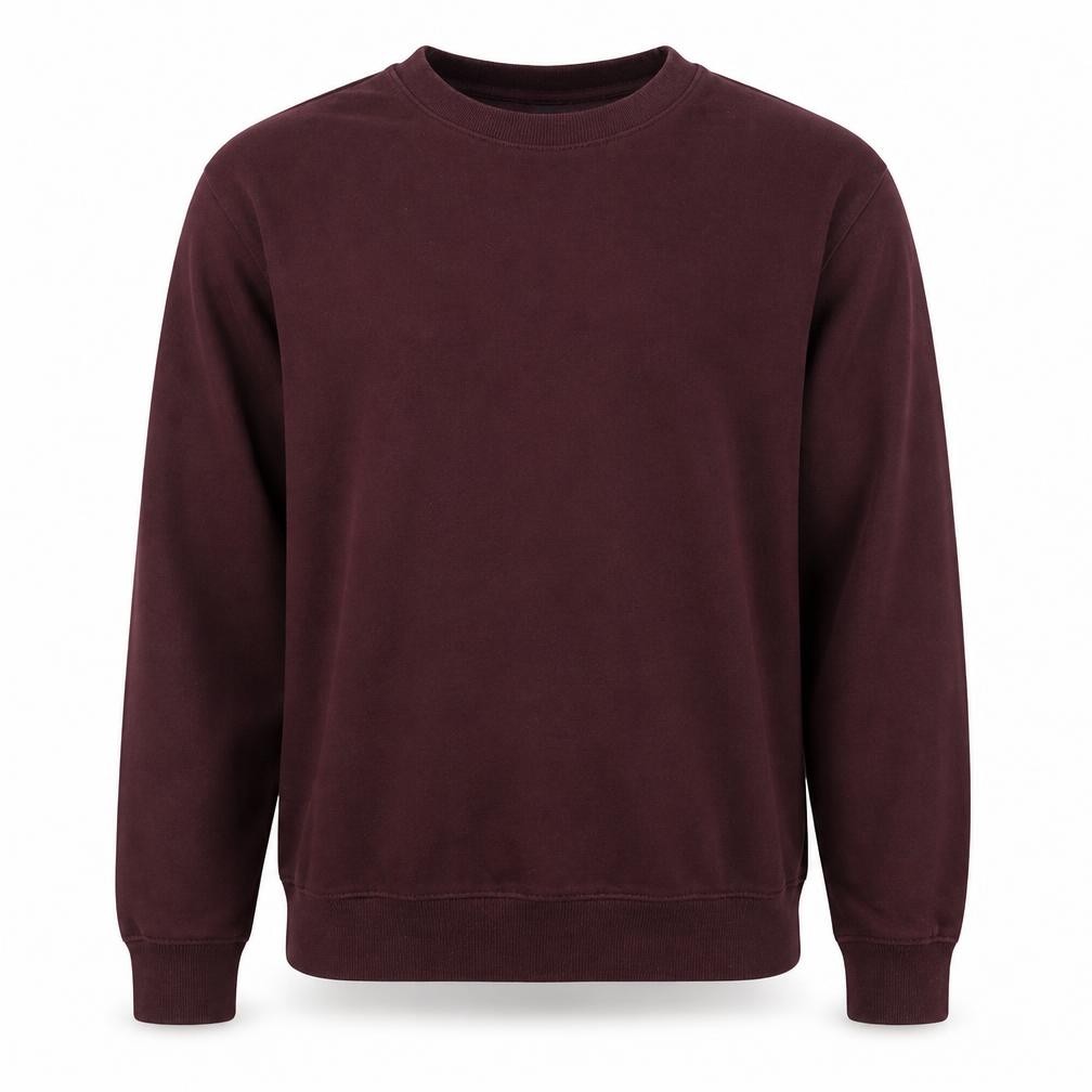 H&M Mens Pullover Sweatshirt Size L Brown Long Sleeve All Seasons - front view