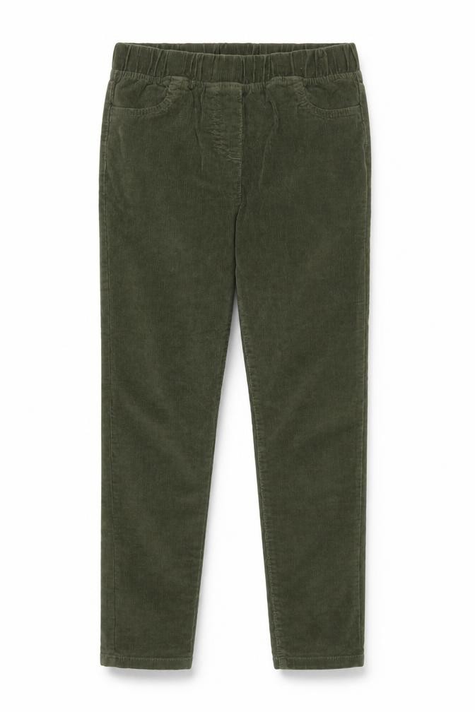Girls Boden Size 10 Years Jegging Trousers Green Casual Elastic Waist L28 - front view