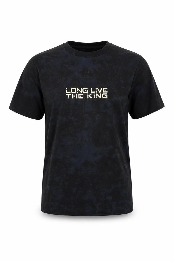 Marvel Boys Basic T-Shirt Size S Black Solid Crew Neck Short Sleeve Casual Logo - front view