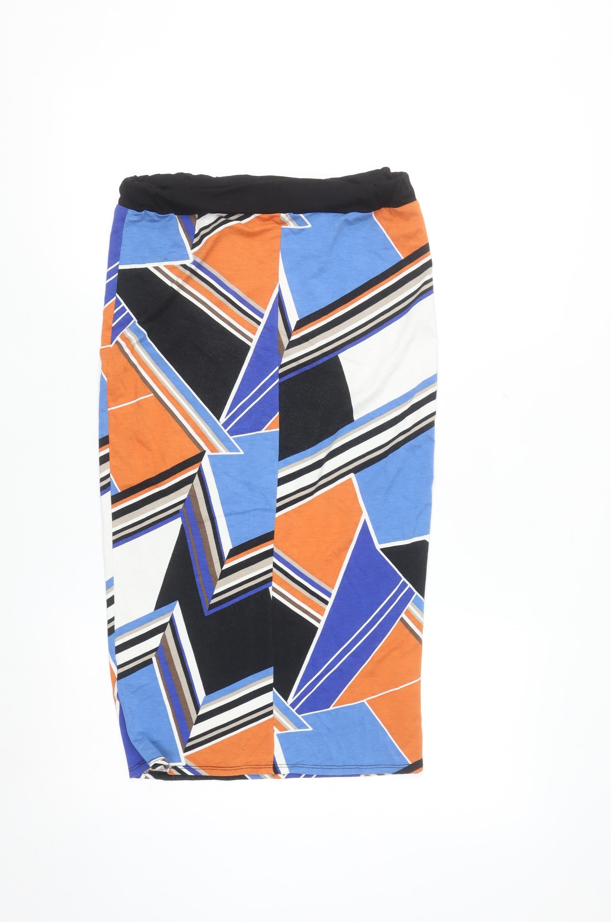 Dorothy Perkins Womens Straight & Pencil Skirt Size 8 Multicoloured Geometric - close detail