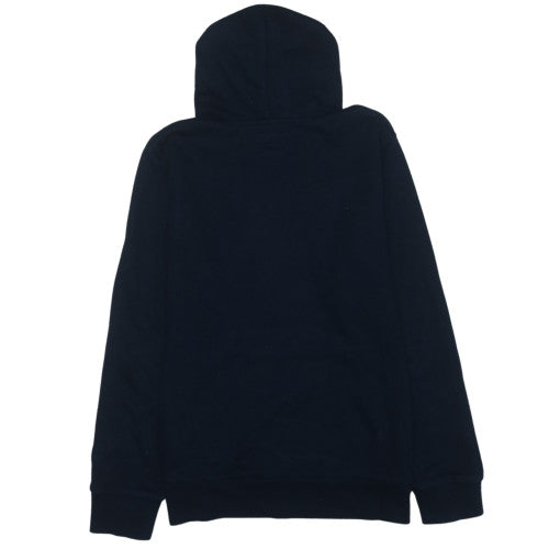 Converse Teens Pullover Hoodie Size XL Black Long Sleeve Casual Hooded Logo - close detail