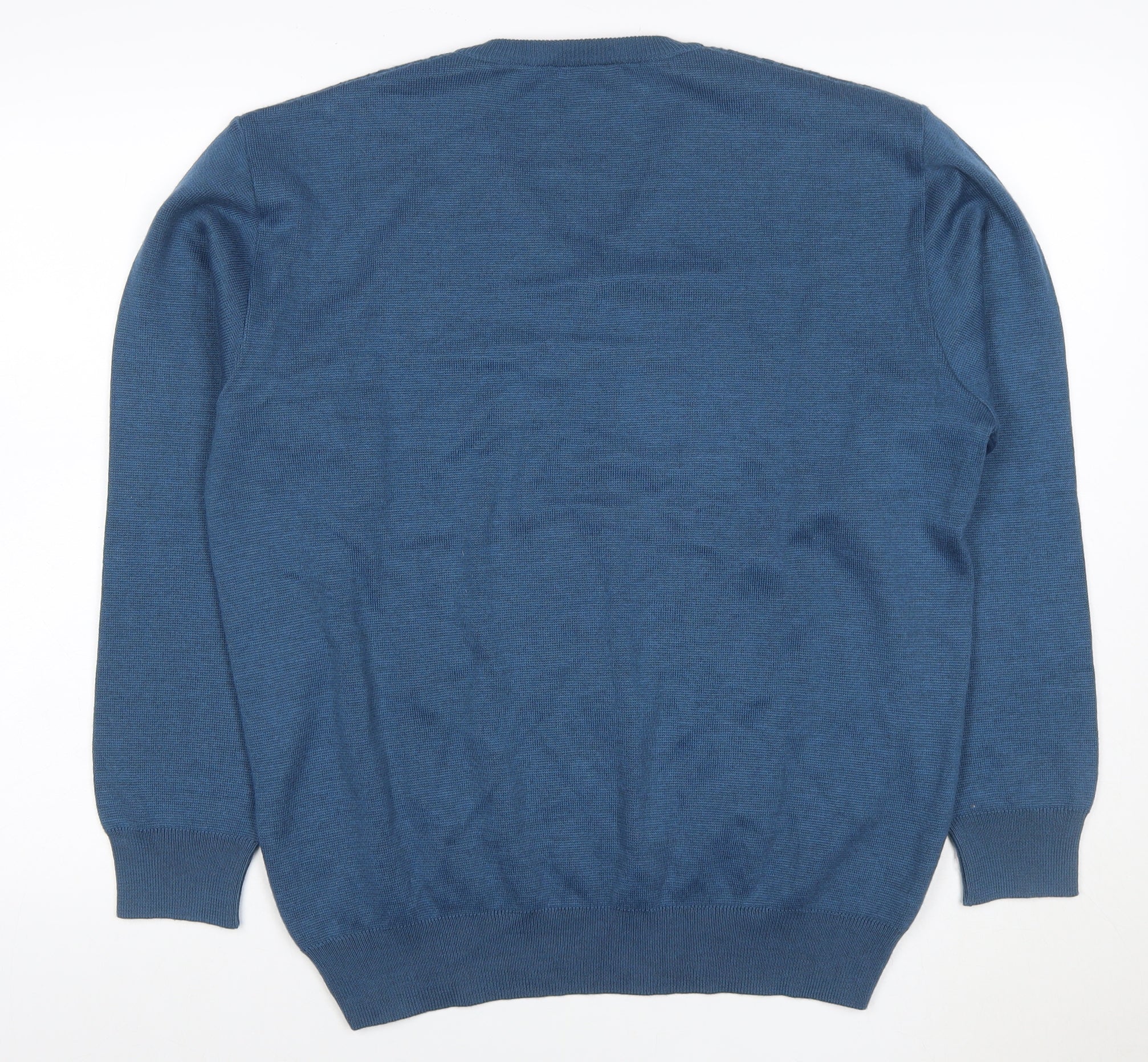 Womens Chica Size 22 Pullover Jumper Blue V-Neck Long Sleeve Casual - label detail
