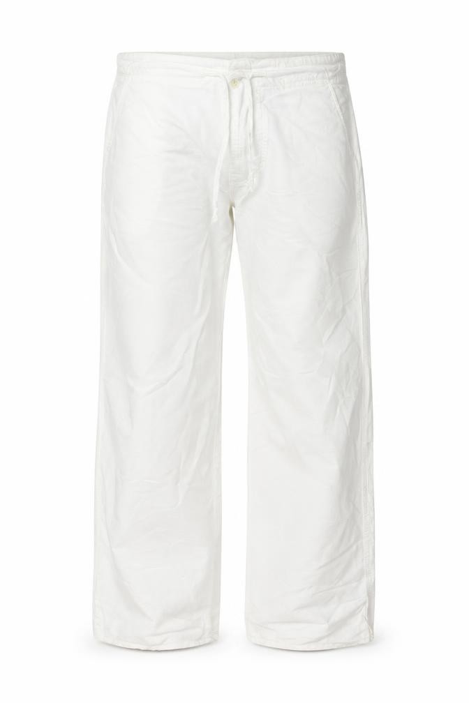 Gap Womens Trousers Size S White Casual Pockets Button - front view