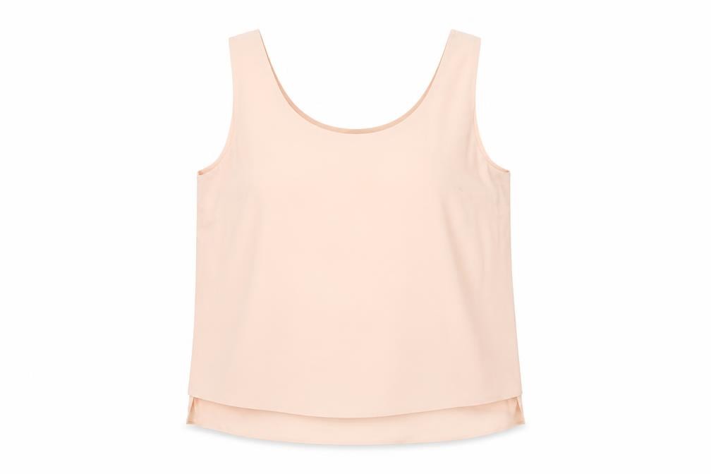 Womens Dorothy Perkins Size 22 Camisole Tank Pink Solid Scoop Neck Sleeveless - front view