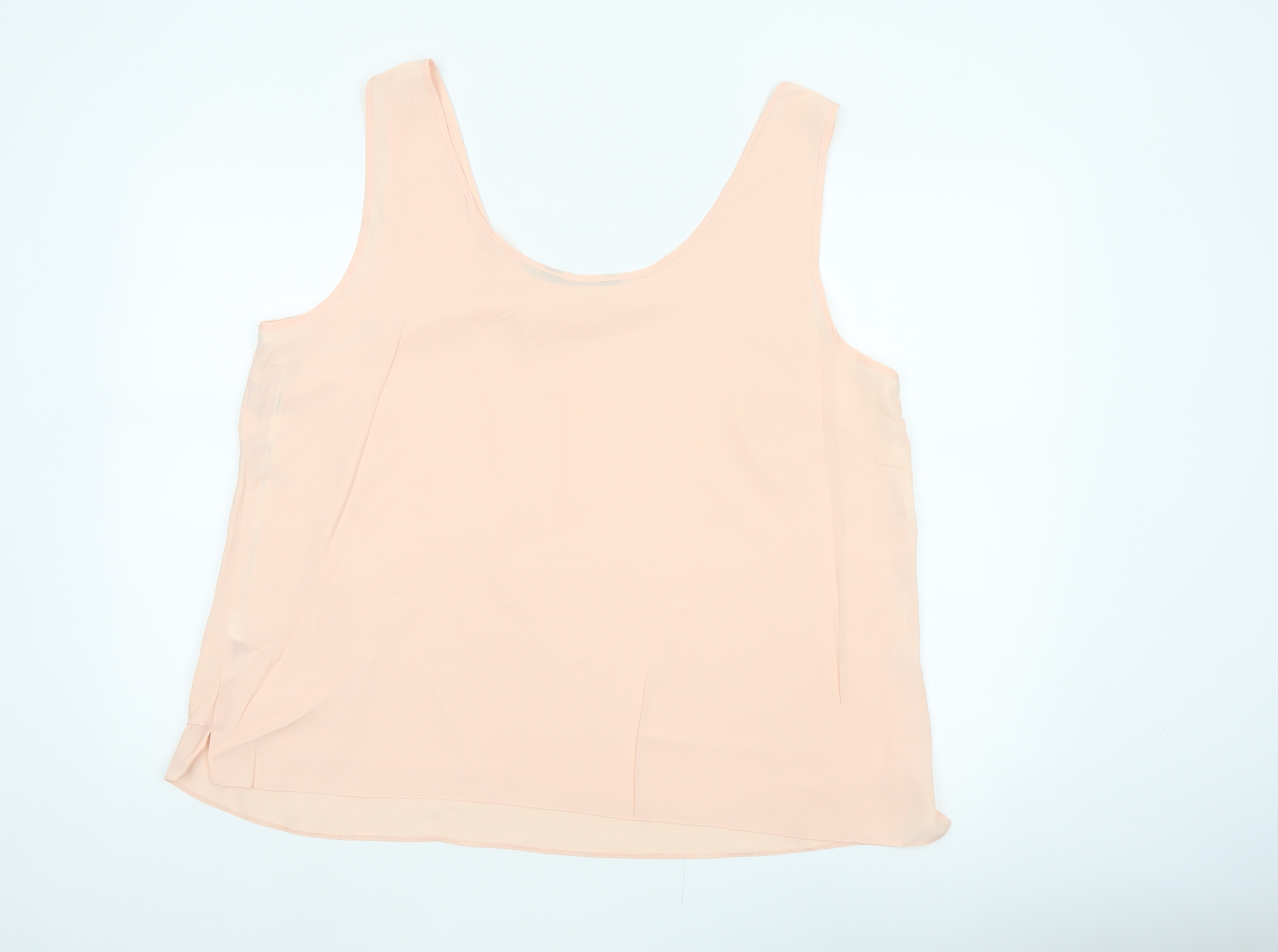 Womens Dorothy Perkins Size 22 Camisole Tank Pink Solid Scoop Neck Sleeveless - close detail
