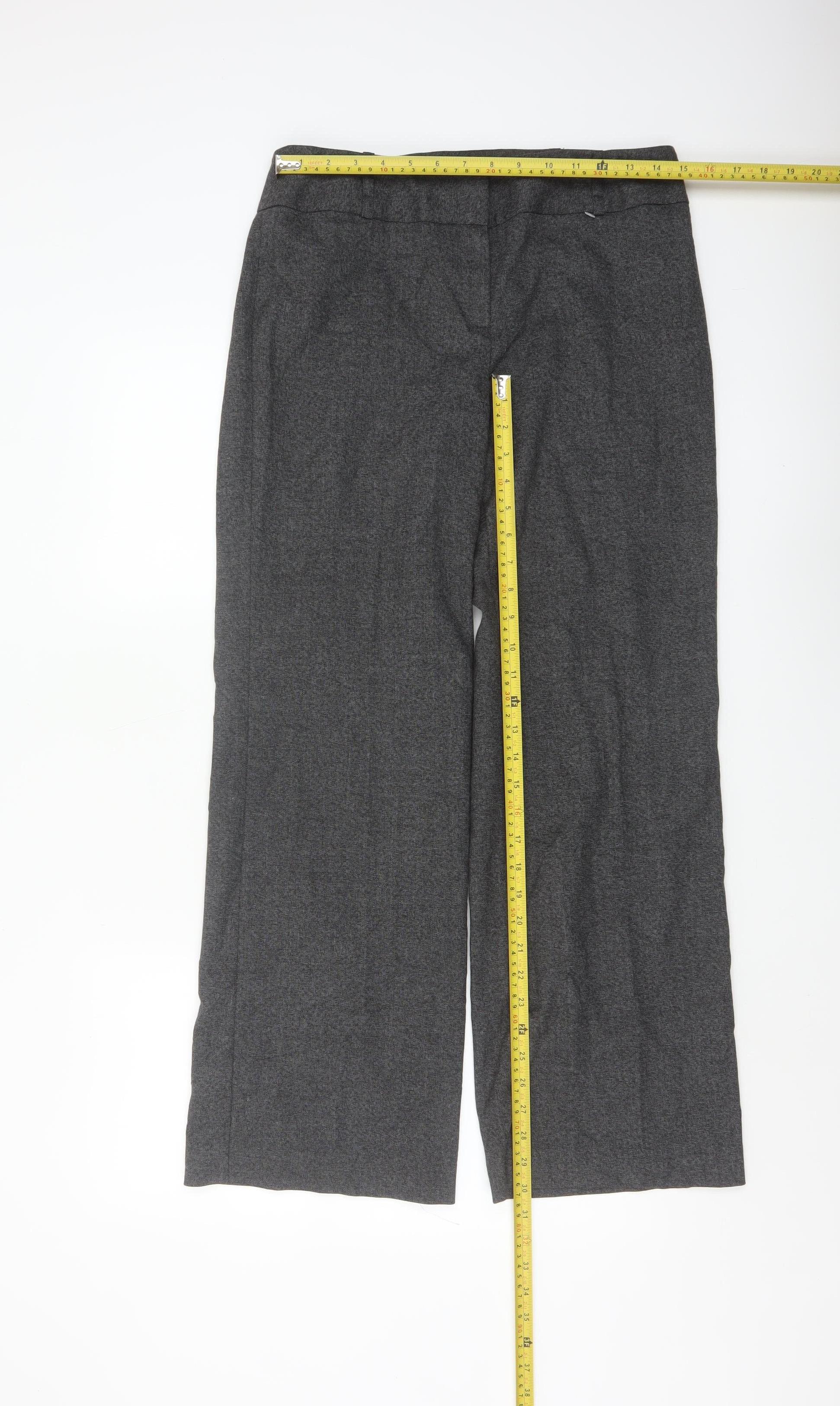 Principles Womens Dress Pants Trousers Size 12 Grey Business Stretch - label detail