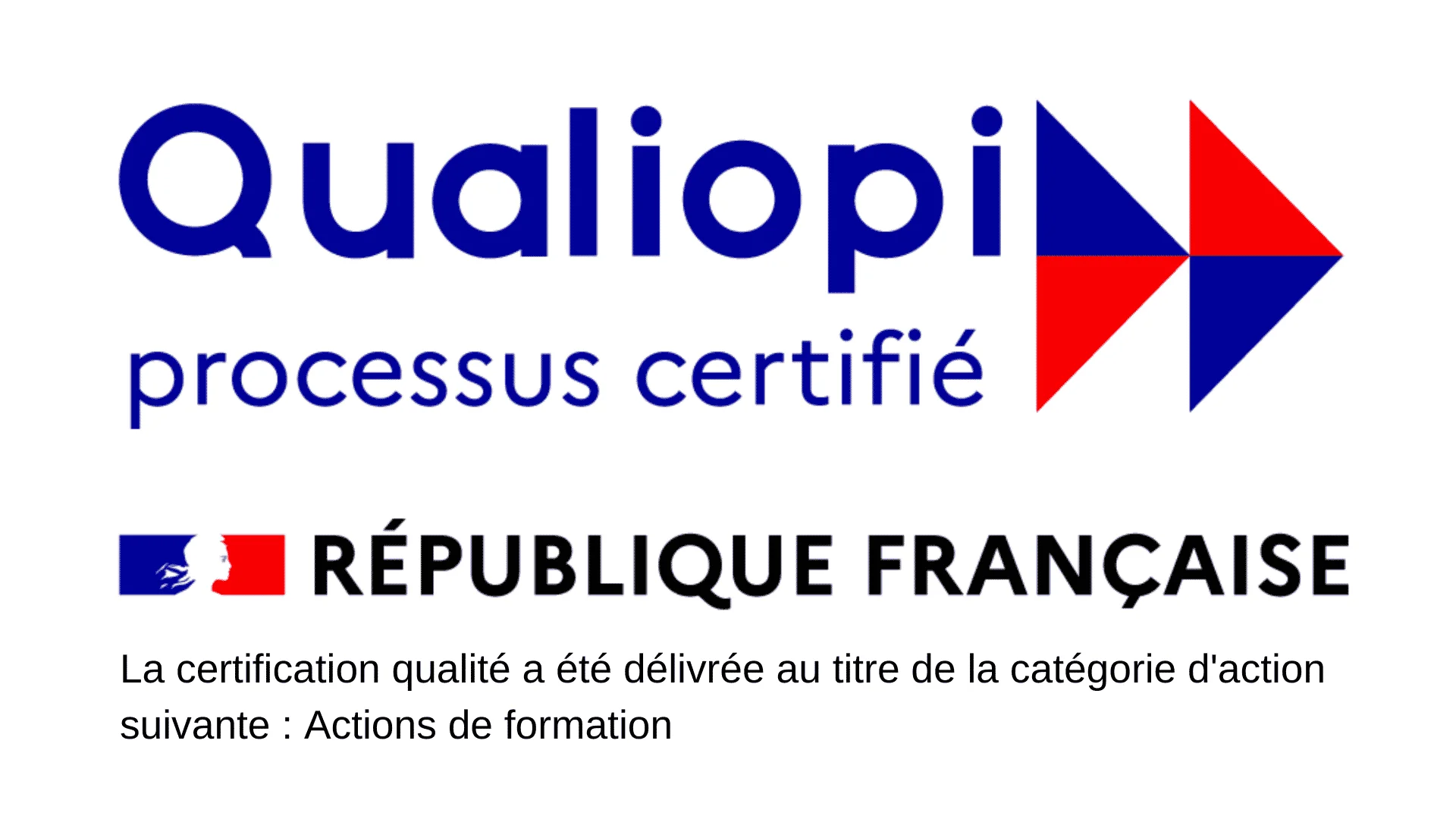 Certifiée Qualiopi, 