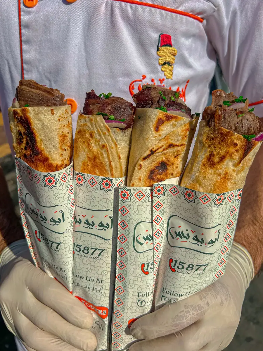 ساندوتش شاورما لحمة