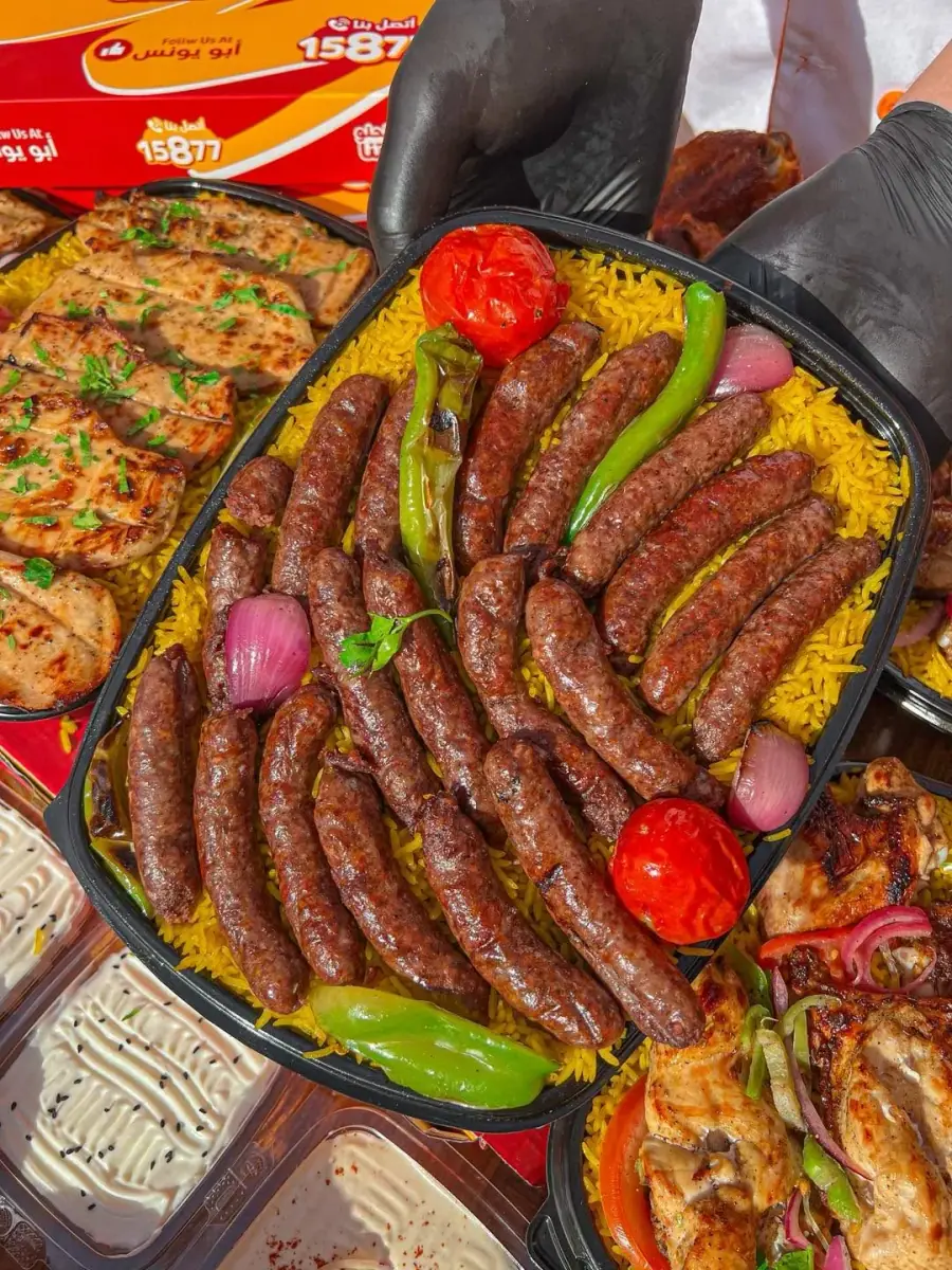 وجبة سجق مشوي بدبس الرمان