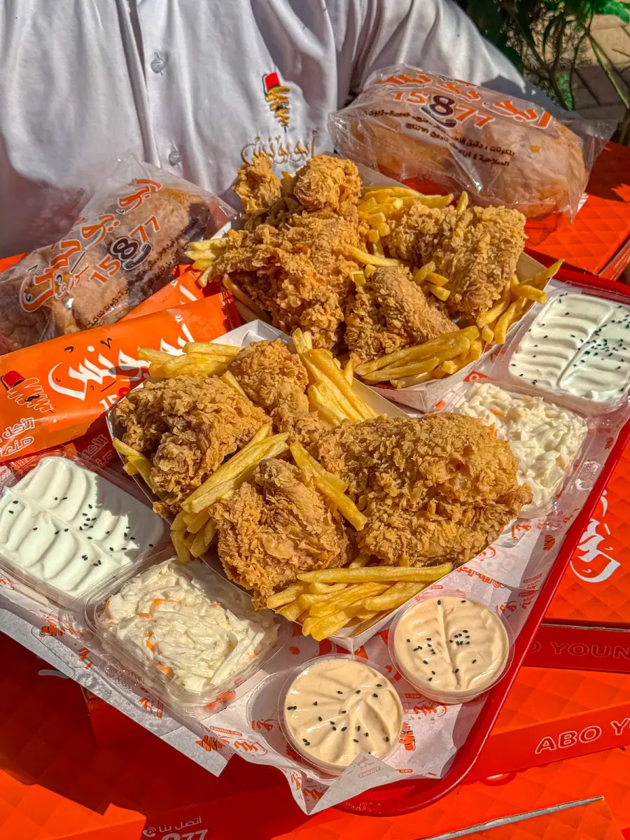 بروستد 4 قطع (نص فرخة)