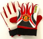 Рукавички воротарські дитячі MANCHESTER розмір 5-8 червоний-білий