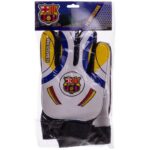 Перчатки вратарские детские BARCELONA  размер 5-8 черный-желтый - размер 6