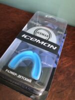 Капа боксерская одночелюстная SP-Sport ICE MAN размер S, цвет - голубой