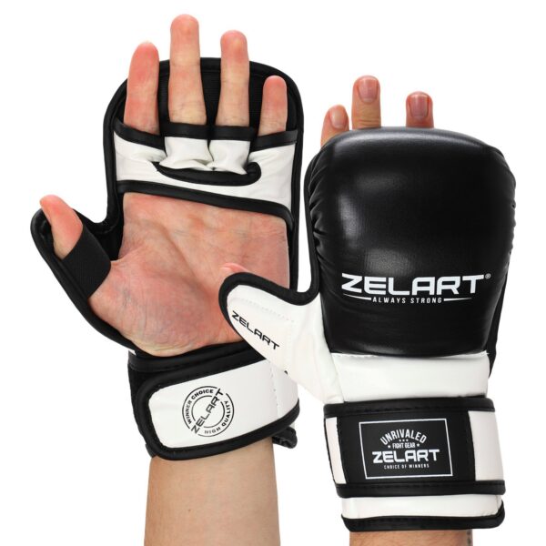 Перчатки для смешанных единоборств ZELART M-XL ,чёрные