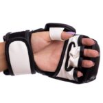 Перчатки для смешанных единоборств ZELART  M-XL ,чёрные