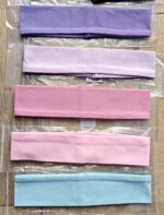 Пов'язка на голову бавовна-еластан (тонка) кольору в асортименті