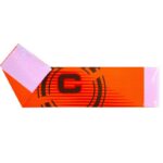 Повязка капитанская (с полосами), цвет: оранжевый,салатовый