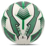 М'яч футбольний HYBRID SOCCERMAX біло-зелений №5 PU
