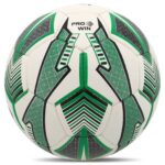 М'яч футбольний HYBRID SOCCERMAX біло-зелений №5 PU
