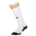 Гетри дитячі із символікою футбольного клубу REAL MADRID HOME 2024, розмір 32-39, колір білий