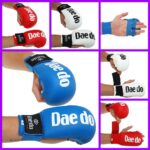 Накладки (рукавички) для карате DAE DO розміри SL, колір - синій