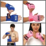 Перчатки-бинты внутренние гелевые из полиэстера TWINS,размер S-L, цвет-розовый