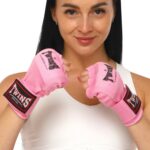 Перчатки-бинты внутренние гелевые из полиэстера TWINS,размер S-L, цвет-розовый
