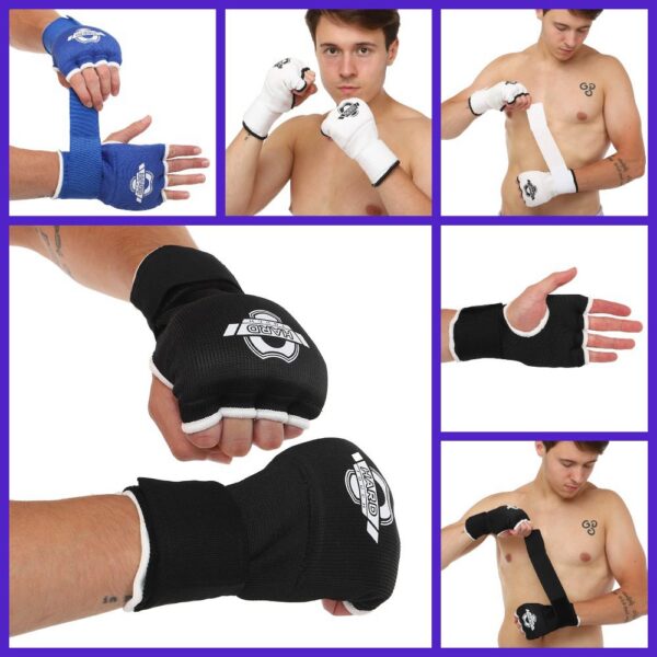 Перчатки-бинты внутренние  HARD TOUCH ,размер XS-XL, цвет -чёрный