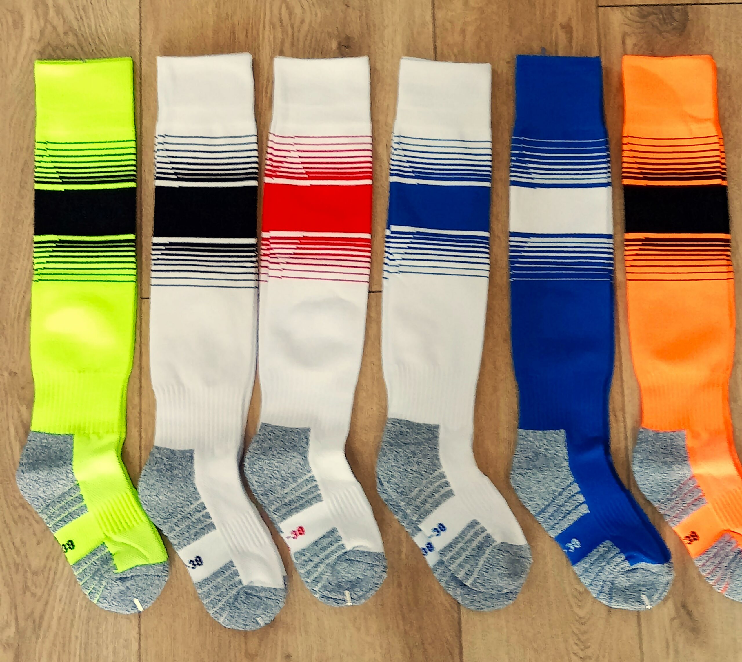 Гетри футбольні юніорські SPOINT, розмір 34-38, кольори в асортименті