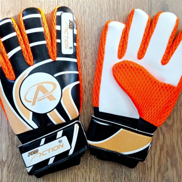 Рукавички воротарські Pro Action юніорські, розмір 5-7, колір - червоно-чорний