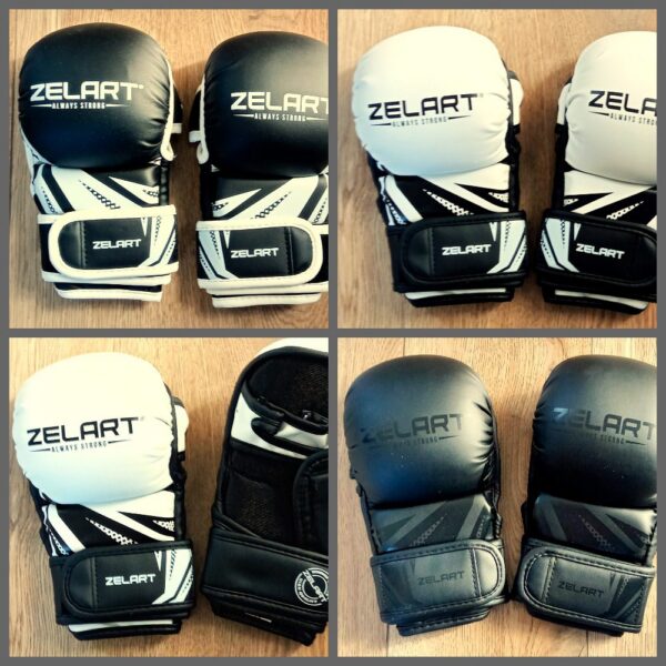 Рукавички для змішаних єдиноборств Zelart, розмір S-XL, колір - чорний<span> - </span>розмір S