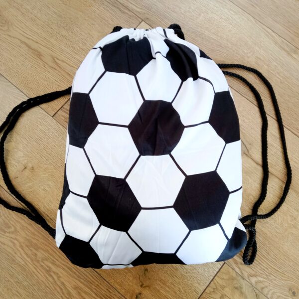 Рюкзак-мішок для форми та взуття AC MILAN, колір - чорний-білий